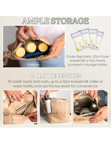 Bolsa de extractor de leche portátil con enfriador - Regular