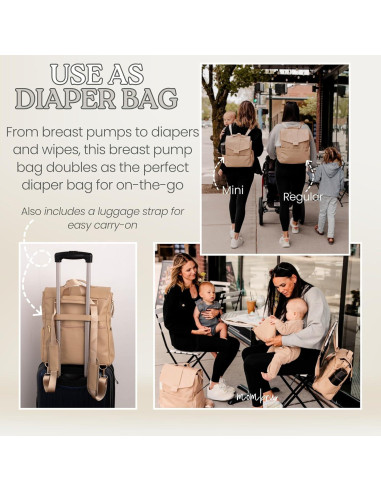 Bolsa de extractor de leche portátil con enfriador - Regular