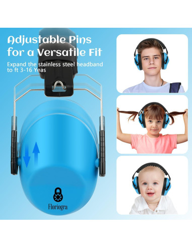 Auriculares con Cancelación de Ruido para Niños Floriogra - Paquete de 6