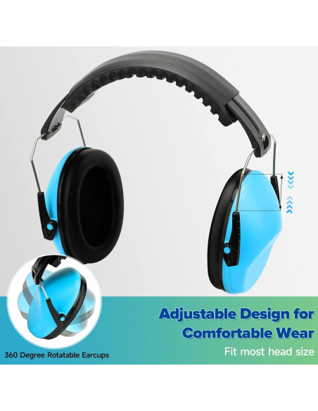 Auriculares con Cancelación de Ruido para Niños Floriogra - Paquete de 6