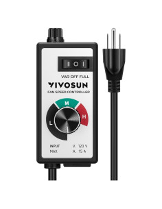 Controlador de Velocidad de Ventilador VIVOSUN 1500W 3 Niveles