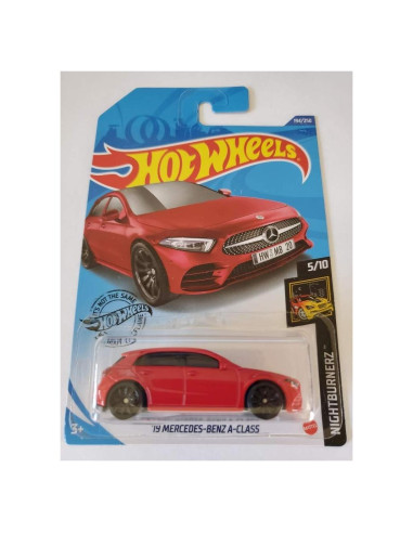 Hot Wheels Mercedes-Benz A-Class 1:64 Escala Juguete Rojo