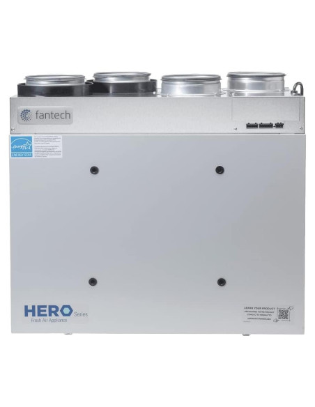 Aparato de Aire Fresco Fantech HERO150H 160 Cfm 6" Ducto
