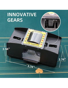 Barajador Automático de Cartas Homwom para 1-2 Barajas 2