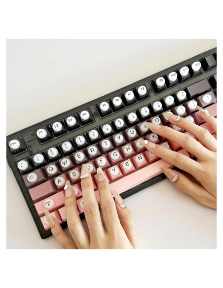 Calcomanías de Teclado Silicona Elevadas 64PCS - Virsomier