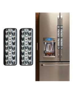 Cubiertas de Manijas de Refrigerador Buyidec - Juego de 2 Neopreno
