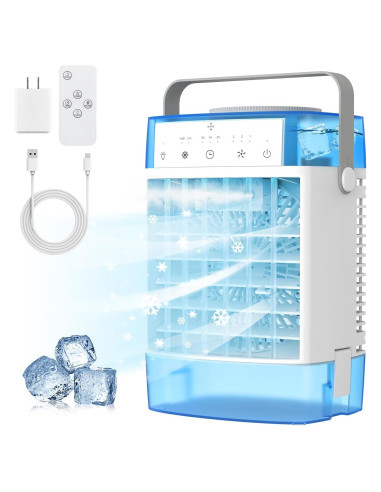 Acondicionador de Aire Portátil 3-en-1 Habseli CF-626R 1000ml