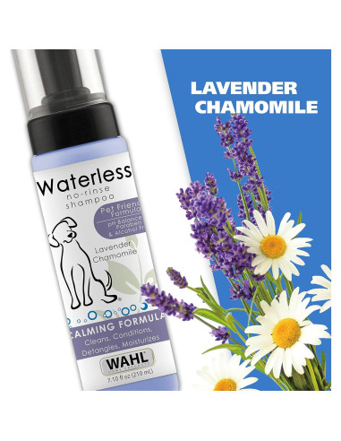 Champú sin enjuague Wahl 200 g - Aroma lavanda y manzanilla