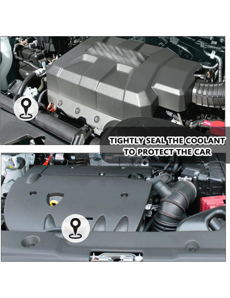 Tapa de Radiador IHOTDER para Lexus Toyota Scion - Acero Inoxidable