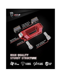 Ganchos de Riel de Cama MZS para Tacoma Tundra Ram 1500 - 4 Piezas 2