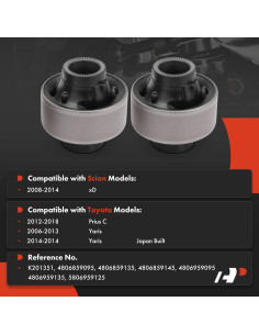 Kit de Bujes de Control Inferior A-Premium para Toyota y Scion 2