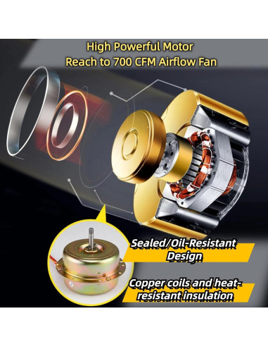 Campana de Cocina Empotrada KENDRAJA 76.2 cm 700 CFM LED