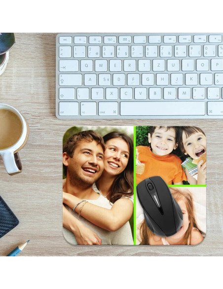 Alfombra de Ratón Personalizada WIRESTER 241x200mm Antideslizante