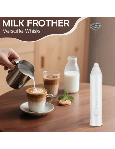 Espumador de Leche Eléctrico XSBAIHUO 3 Velocidades Recargable 2