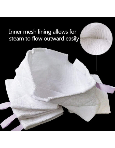 3 Almohadillas de Microfibra Doble Cara Turbokey para Mopa Shark