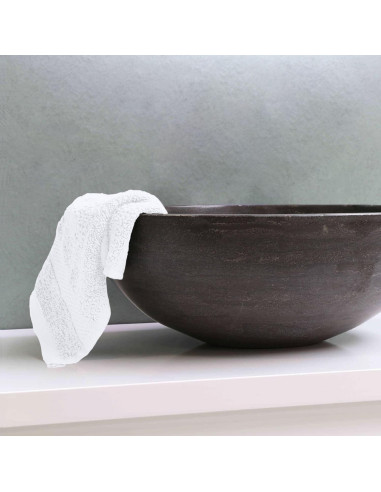 Toallas de Lavado Premium White Classic 33x33 cm - 12 Piezas