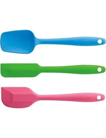Juego de 3 Espátulas Mini Cuisinart de Silicón Multicolor
