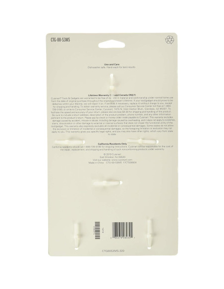 Juego de 3 Espátulas Mini Cuisinart de Silicón Multicolor