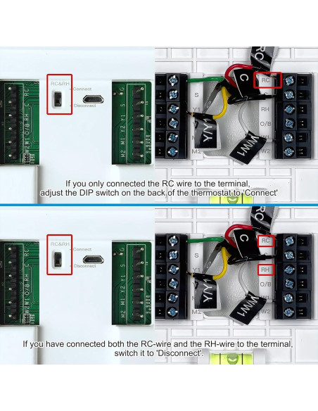 Termostato Programable Táctil WiFi Topfurn 0.54 kg Control APP