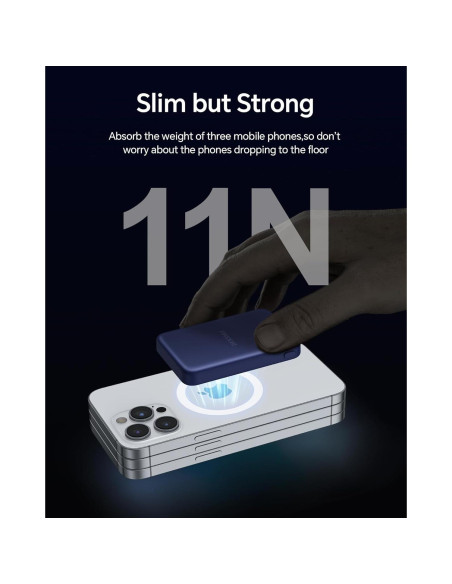 Banco de Energía Inalámbrico DEKSMO 10000mAh Carga Rápida