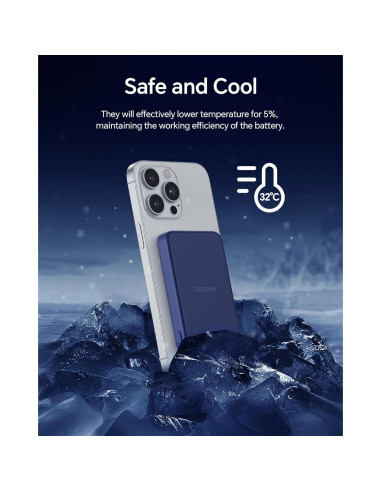 Banco de Energía Inalámbrico DEKSMO 10000mAh Carga Rápida