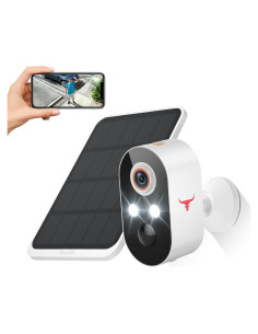 Cámara de Seguridad Inalámbrica 1080p Eken M9 Solar con IA