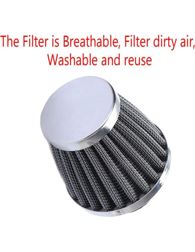 Filtro de Aire Frío ESUPPORT 60mm para Coche y Motocicleta