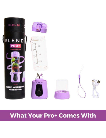 Licuadora Portátil BLENDi Pro+ 517ml Púrpura - 120W USB-C