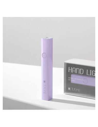 Lámpara UV de Uñas TAYE Mini Gel 3W Portátil USB Color Púrpura