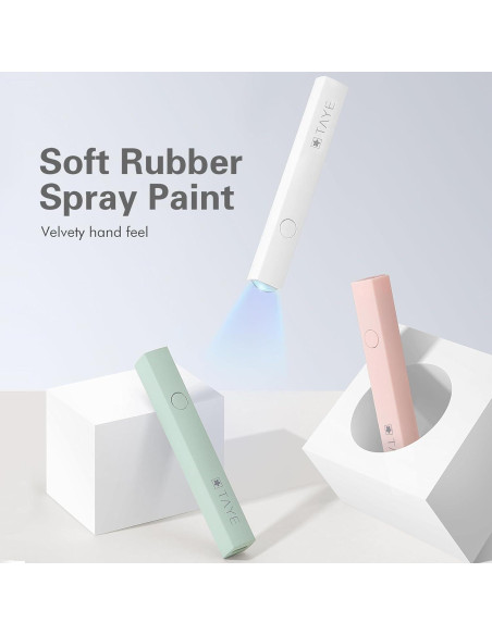Lámpara UV de Uñas TAYE Mini Gel 3W Portátil USB Color Púrpura