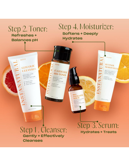 Crema Hidratante Nocturna de Retinol InstaNatural 100 ml Crema Hidratante Nocturna de Retinol InstaNatural 100 ml