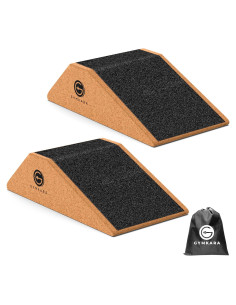 Bloque de cuña para sentadillas Gymkara SWC-001 - Corcho Antideslizante