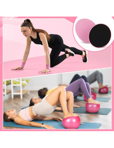 Kit de Pilates Poen 18 Piezas con Anillo, Pelota y Bandas