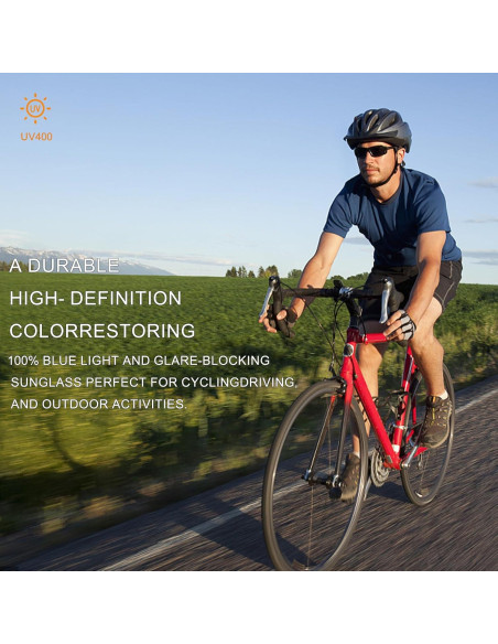 Gafas de sol fotoquímicas polarizadas PEEPAI para hombres UV400