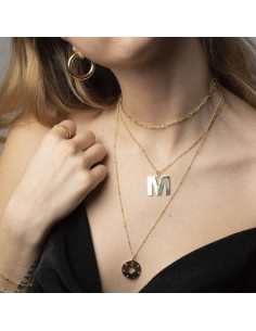 Collar Gargantilla de Oro 18K Aobei Pearl con Perla Biwa 2