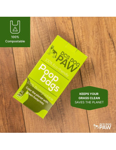 Bolsas para Excremento de Perro DCS DOG PAW 270 Unidades Biodegradables 2
