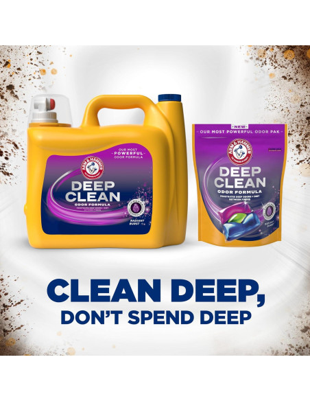 Detergente Líquido para Ropa ARM & HAMMER 4.4L Eliminador de Olores