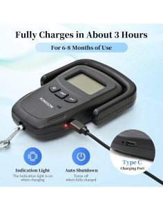 Báscula de Equipaje Digital KINGON F0C 50kg Recargable 2
