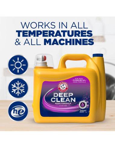 Detergente Líquido para Ropa ARM & HAMMER 4.4L Eliminador de Olores