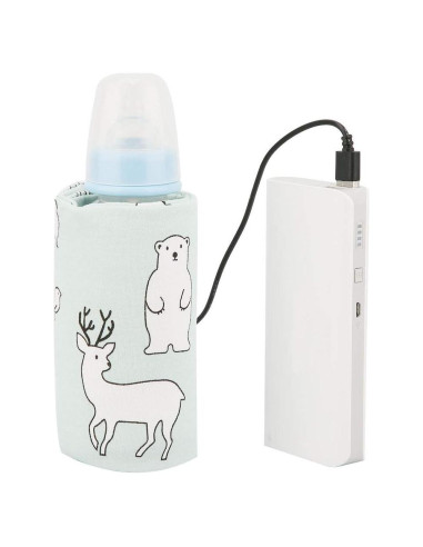 Calentador de Botellas USB Hilitand Oso para Bebés 40C