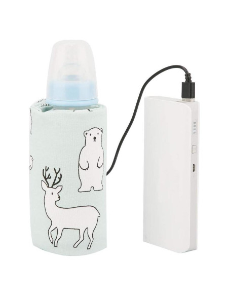 Calentador de Botellas USB Hilitand Oso para Bebés 40C