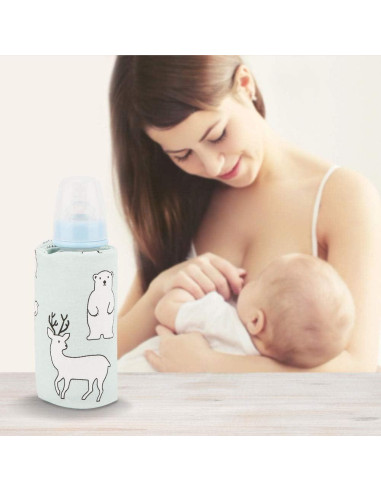 Calentador de Botellas USB Hilitand Oso para Bebés 40C