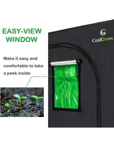 Carpa de Cultivo Hidropónica CoolGrows 121.92x60.96x152.4cm