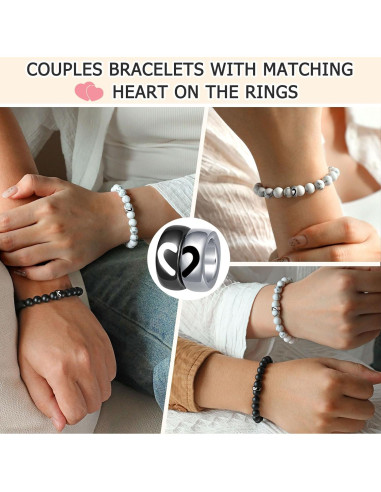 Anillos y Pulseras para Parejas UNGENT - Regalos de Amor