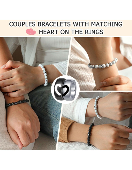 Anillos y Pulseras para Parejas UNGENT - Regalos de Amor
