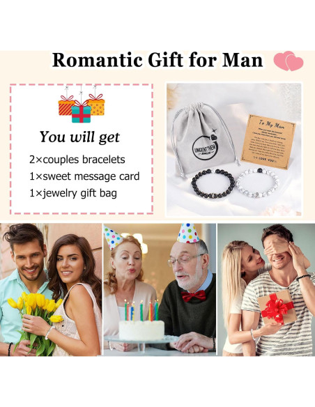 Anillos y Pulseras para Parejas UNGENT - Regalos de Amor