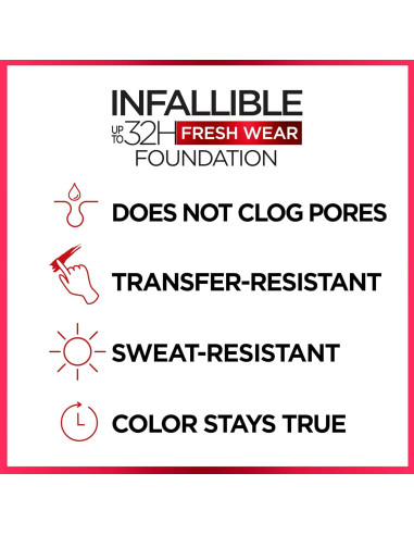 Base de Maquillaje L'Oreal Paris Infallible 32H 525 Dorado Profundo 29.57 ml