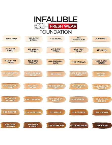Base de Maquillaje L'Oreal Paris Infallible 32H 525 Dorado Profundo 29.57 ml