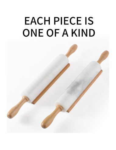 Rodillo de Mármol Koville 1.30 kg Antiadherente 45.97 cm