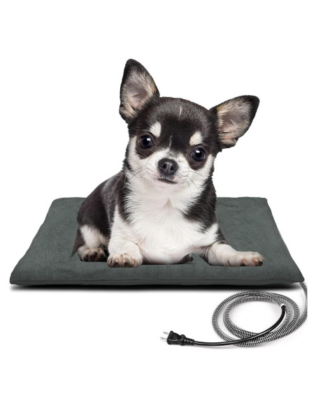 Almohadilla Térmica para Mascotas PETNF 50x30cm Gris